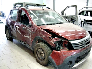 До ремонта Renault Sandero